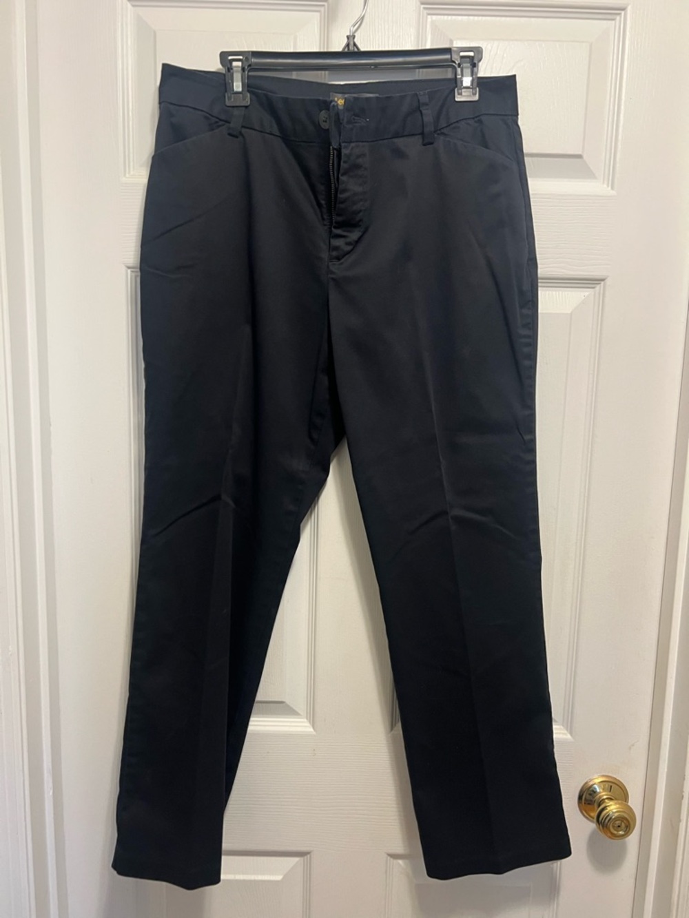 Lee Black Straight-Leg Pants